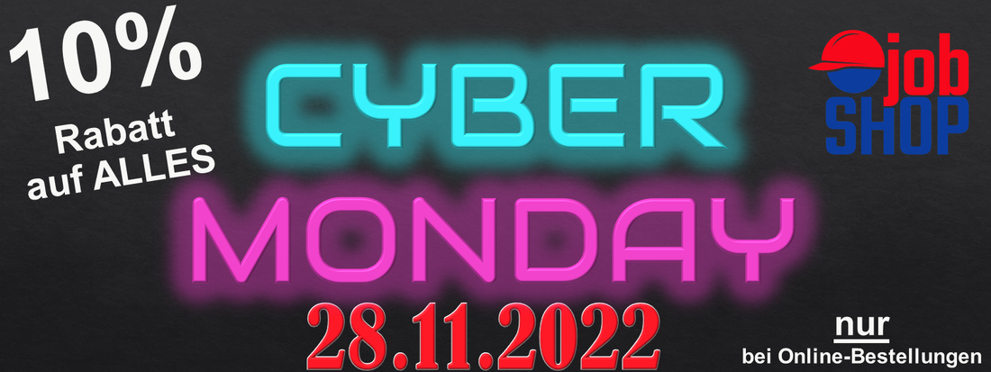 Cyber Monday in unserem OnlineShop