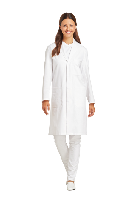Leiber lab coat unisex, white 12/1166